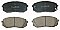 Front Brake Pads to fit Hyundai ix35 (LM, EL, ELH) 2.0 4WD and others