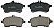 Front Brake Pads to fit Mercedes-Benz C-CLASS (W204) C 180 Kompressor (204.044, 204.045) and others