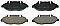 Front Brake Pads to fit Mercedes-Benz VIANO (W639) CDI 2.0 4-matic (639.713) and others