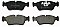 Front Brake Pads to fit BMW 1 (E87) 120 i and others