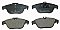 Rear Brake Pads to fit Mercedes-Benz C-CLASS (W204) C 180 Kompressor (204.044, 204.045) and others