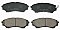 Front Brake Pads to fit Ford RANGER (ER, EQ, R) 2.5 TD 4x4 and others