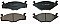 Front Brake Pads to fit Seat IBIZA II (6K1) 1.4 i and others