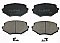 Front Brake Pads to fit Mazda MX-5 I (NA) 1.8 (NA8C) and others