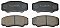 Rear Brake Pads to fit Citroen JUMPER I Bus (244, Z) 2.2 HDi and others