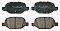 Rear Brake Pads to fit Fiat 500 (312) 1.3 D Multijet (312AXB1A) and others