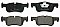 Front Brake Pads to fit Bmw 1 (F20) 116 i and others
