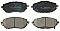 Front Brake Pads to fit Toyota AURIS (E18) 1.2 (NRE185, NRE185R) and others