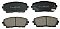 Front Brake Pads to fit Kia PICANTO II (TA) 1.0 Bi-Fuel and others