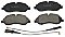 Front Brake Pads to fit Ford TOURNEO CUSTOM V362 Bus (F3) 1.0 EcoBoost PHEV and others