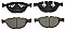 Front Brake Pads to fit BMW 5 (E60) 535 d and others