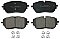 Front Brake Pads to fit Peugeot 3008 II SUV (MC, MR, MJ, M4) Hybrid and others