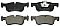 Front Brake Pads to fit BMW 1 (F20) 118 i and others