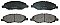 Front Brake Pads to fit Nissan CUBE (Z11) 1.4 and others