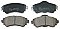 Front Brake Pads to fit Citroen C4 II (NC) 1.2 THP 110 (NCHNZ6, NCHNV6) and others