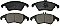 Front Brake Pads to fit Mercedes-Benz C-CLASS (W204) C 250 CDI 4-matic (204.082) and others