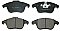 Front Brake Pads to fit Citroen C4 GRAND PICASSO I (UA) 1.6 16V and others