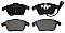 Front Brake Pads to fit Audi Q3 (8UB, 8UG) 1.4 TSI and others