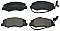 Rear Brake Pads to fit Nissan NV400 Platform/Chassis (X62, X62B) dCi 125 RWD and others