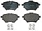 Rear Brake Pads to fit Citroen BERLINGO (ER, EC) 1.2 PureTech 110 and others