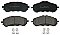 Front Brake Pads to fit Citroen BERLINGO (ER, EC) 1.5 BlueHDi 75 and others