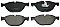 Front Brake Pads to fit BMW 5 (F10) 528 i and others