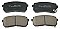 Rear Brake Pads to fit Hyundai H-1 Cargo (TQ) 2.5 CRDi and others