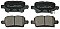 Rear Brake Pads to fit Opel ASTRA K (B16) 1.0 Turbo (68) and others