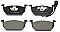 Front Brake Pads to fit Audi A3 (8V1, 8VK) 1.6 TDI and others