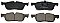 Front Brake Pads to fit Jaguar F-PACE (X761) 2.0 TD4 and others