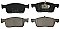 Front Brake Pads to fit Citroen C4 SPACETOURER (3D) 1.6 BlueHDi 100 and others