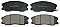 Front Brake Pads to fit Chevrolet CAPTIVA (C100, C140) 2.0 D 4WD and others