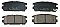 Rear Brake Pads to fit Chevrolet CAPTIVA (C100, C140) 2.0 D 4WD and others