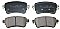 Rear Brake Pads to fit Citroen C4 SPACETOURER (3D) 1.6 BlueHDi 100 and others