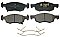 Front Brake Pads to fit Opel CORSA E (X15) 1.2 (08, 68) and others