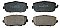 Rear Brake Pads to fit Mazda MX5 and others