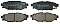Rear Brake Pads to fit Subaru FORESTER (SH) 2.0 D AWD (SHH, SHD, SHN) and others