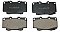 Front Brake Pads to fit Toyota HILUX VII Pickup (N1, N2, N3) 2.5 D-4D 4WD (KUN25, KUN25R) and others