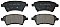 Front Brake Pads to fit Fiat SEDICI (189) 1.6 16V and others