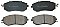 Front Brake Pads to fit Subaru BRZ (ZC6) 2.0 (ZC6) and others