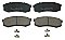 Rear Brake Pads to fit Mitsubishi PAJERO IV (V8W, V9W) 3.2 DI-D (V88W, V98W) and others
