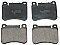 Front Brake Pads to fit Mercedes-Benz C-CLASS (W203) C 200 Kompressor (203.042) and others