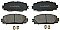 Front Brake Pads to fit Lexus CT (ZWA10_) 200h (ZWA10_, ZWA10R) and others