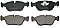 Front Brake Pads to fit Volvo 850 (854) 2.0 Turbo and others