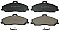 Front Brake Pads to fit Ford RANGER (ER, EQ, R) 2.5 TD 4x4 and others