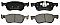 Front Brake Pads to fit Ford Fiesta 1.5 ST EcoBoost and Others