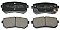 Rear Brake Pads to fit Hyundai SONATA VI (YF) 2.0 i and others
