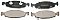Front Brake Pads to fit Jeep GRAND CHEROKEE II (WJ, WG) 2.7 CRD 4x4 and others