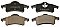 Rear Brake Pads to fit Jeep GRAND CHEROKEE II (WJ, WG) 2.7 CRD 4x4 and others