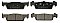 Front Brake Pads to fit Dacia LOGAN II 1.2 LPG and others